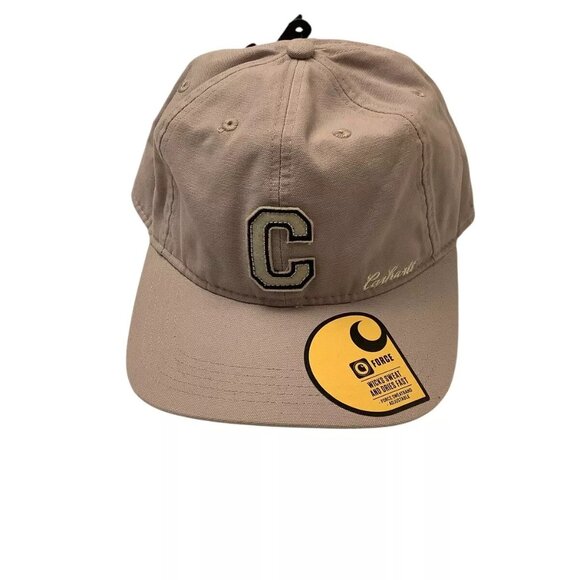 New Carhartt FORCE Canvas C Patch Cap One Size Adjustable NWT - Picture 3 of 9